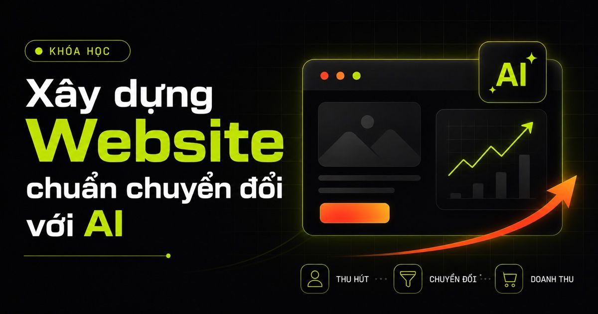 Khóa học Xây dựng Website chuẩn chuyển đổi với AI